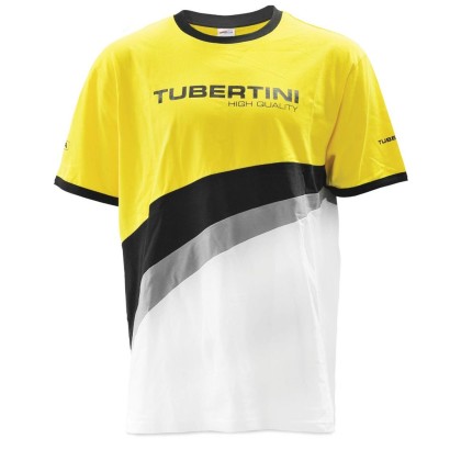 T Shirt In 100% Cotone Tubertini Neo Yellow